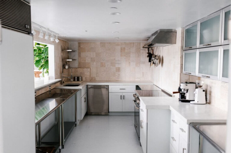 All White Event Space with Terrace