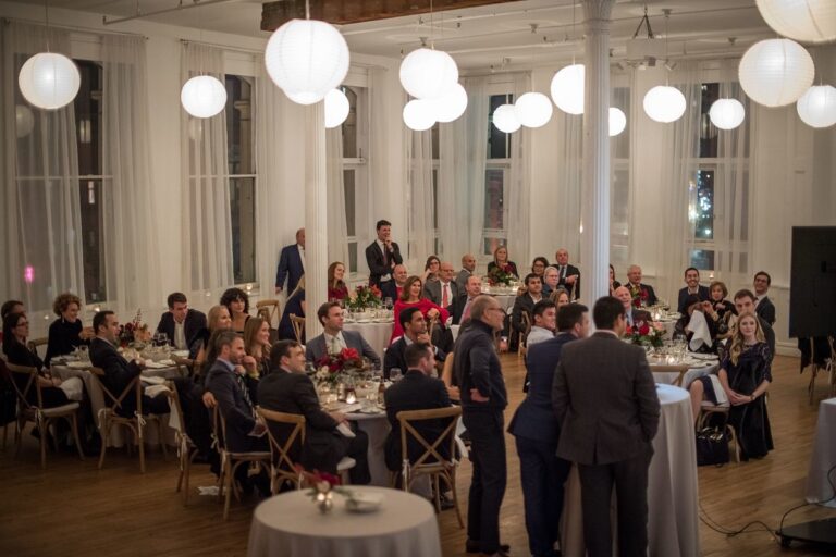 Corporate Event Space is an elegant 4,000 sq. ft. Daylight Studio with 14-foot ceilings, 16 east and south facing windows, and 2 working kitchens. The event space rental is perfect for film and photo shoots, corporate and culinary events, private parties marriages and more.