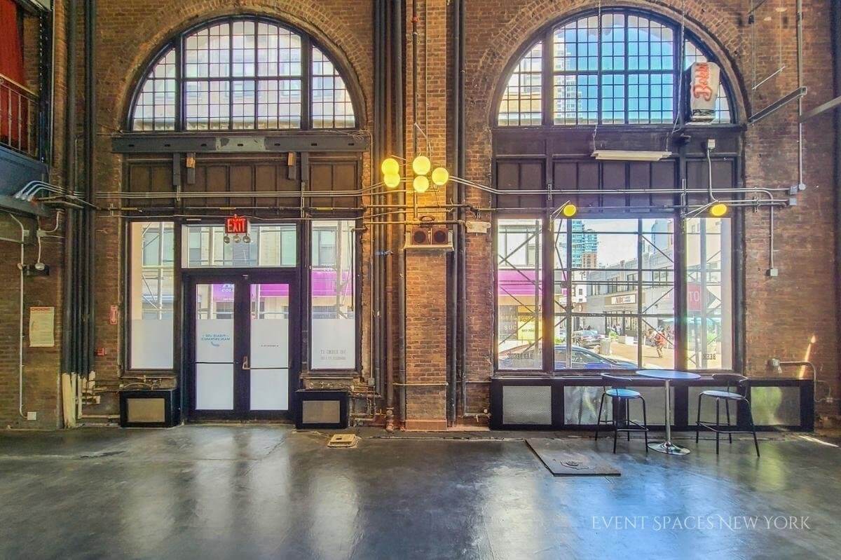 Event hall in Brooklyn this street level grand space has it all an unbeatable location in downtown Brooklyn within block of most subway lines. Flexible on catering and bar; can provide in-house as well as accept licensed outside catering or bar service.