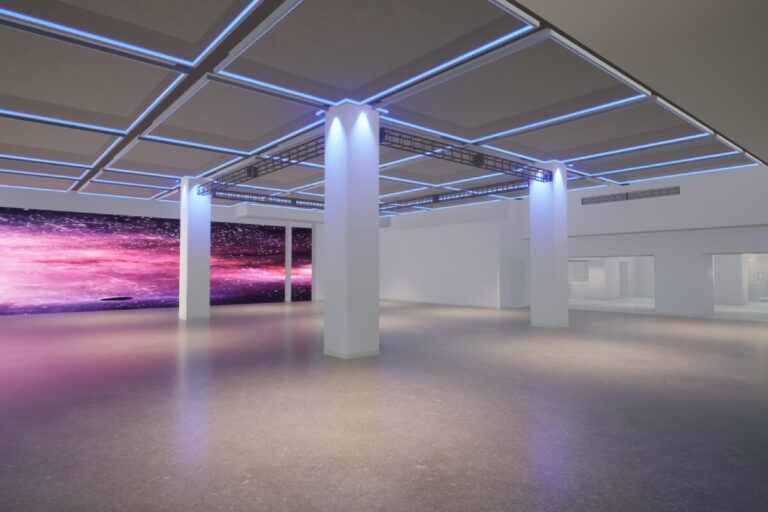 Midtown Corporate Event Venue is fully equipped catering kitchen, a bridal room, VIP room, production office, a designated coat check room, break room, and storage space. Impressive visual and sound effects include a state-of-the-art projection mapping system, LED lighting throughout the space, and a JBL sound system.