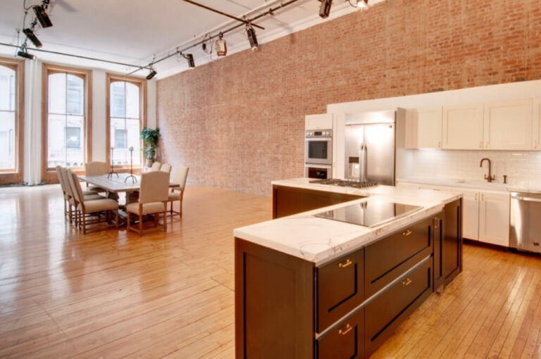Daylight Brick Loft with Chef's Kitchen