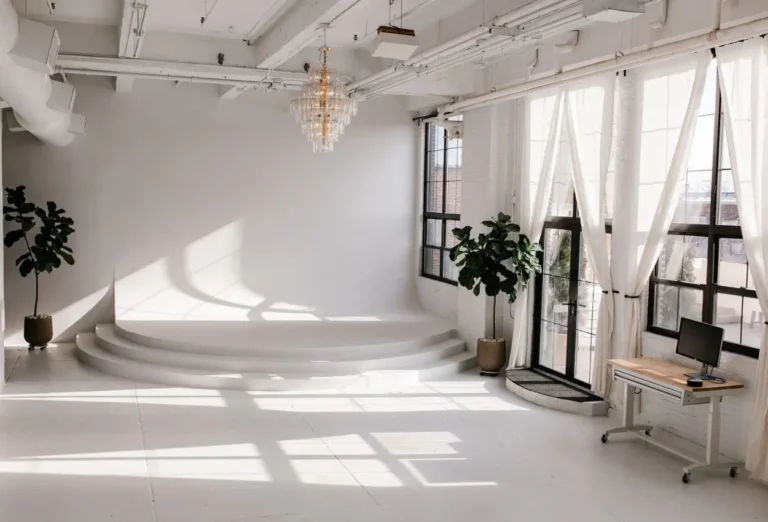All White Event Space with Terrace - Event Spaces New York