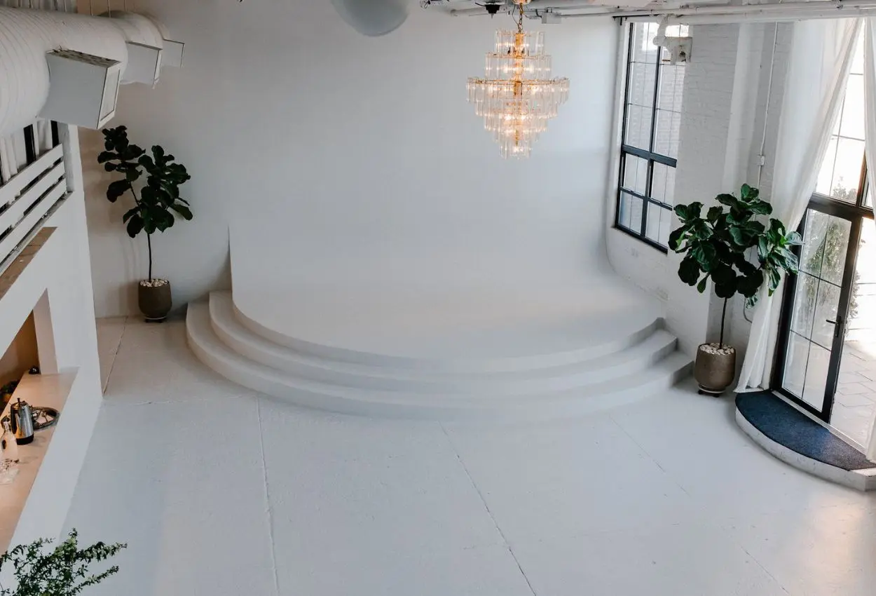 All White Event Space with Terrace - Event Spaces New York