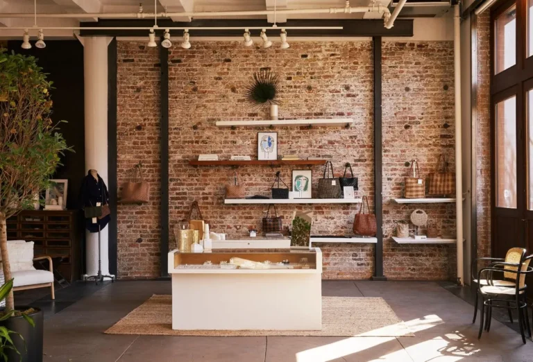 Gallery Showroom exposed brick walls